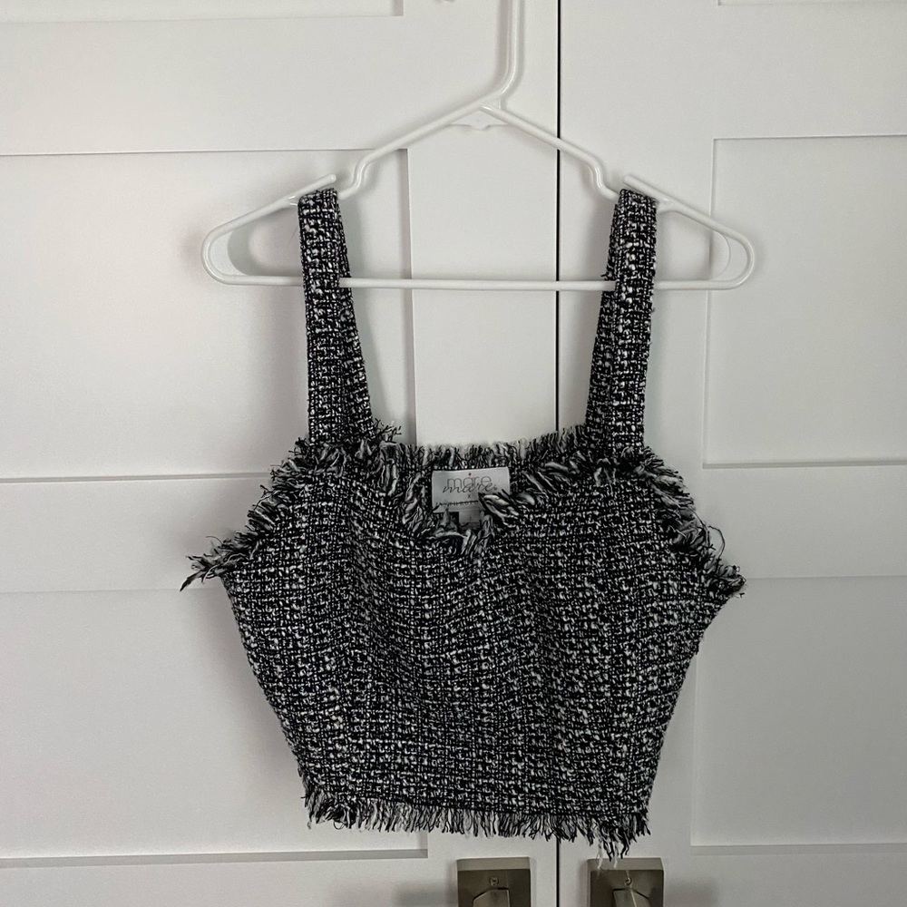Anthropologie crop shirt